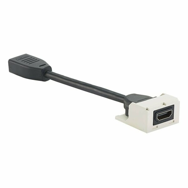 Panduit MINI-COM HDMI 1.4 COUPLER MODULE W/ PI CMHDMITWH